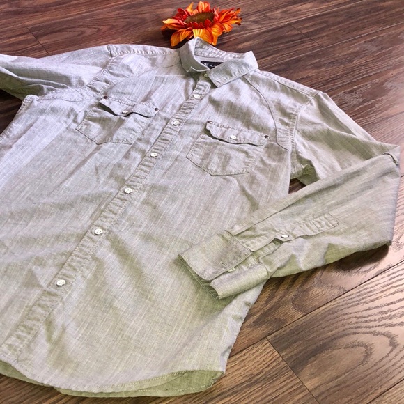 ❌SOLD❌🦋B2G1🦋Men’s INC Collared Dress Shirt MED - Picture 3 of 8